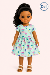 Tea Party Doll Dress for 18” Dolls | Pete + Lucy