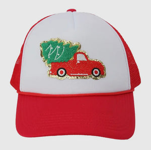 Christmas Tree Truck Hat