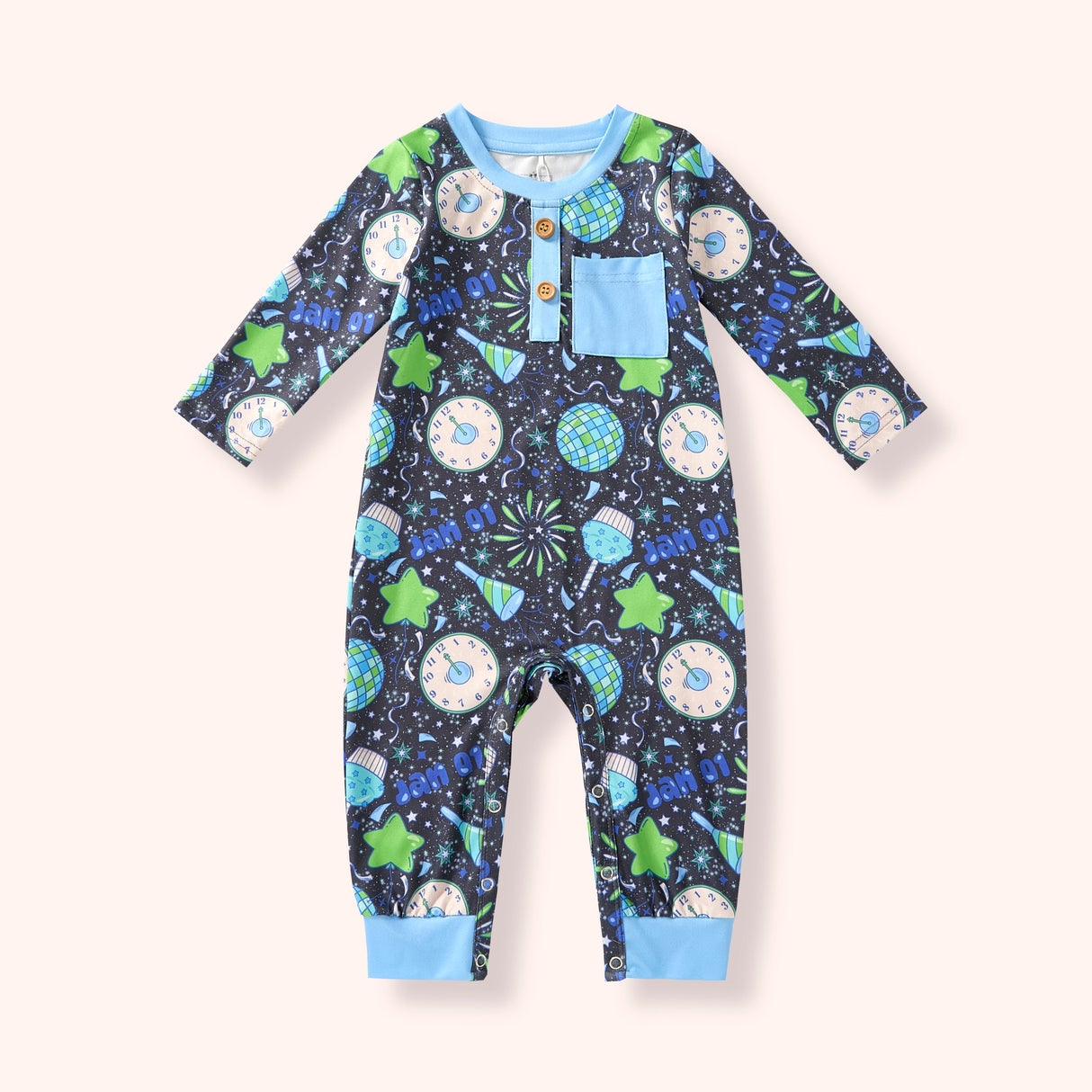 Ball Drop Baby Boy's Romper | Pete + Lucy