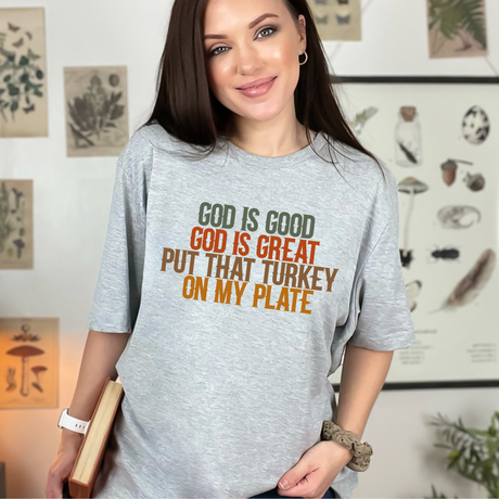 Turkey on my Plate | Graphic Tee or Sweatshirt