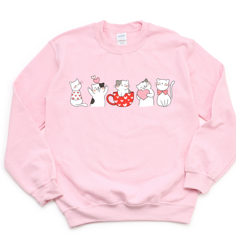 Valentine Cats | Graphic Tee or Sweatshirt