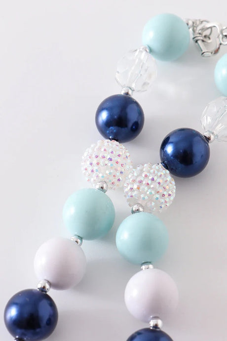 Christmas Snowman Bubblegum Necklace