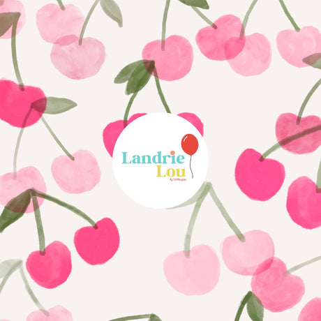 Cherry Darling Bamboo Zip & Play Romper | Landrie Lou