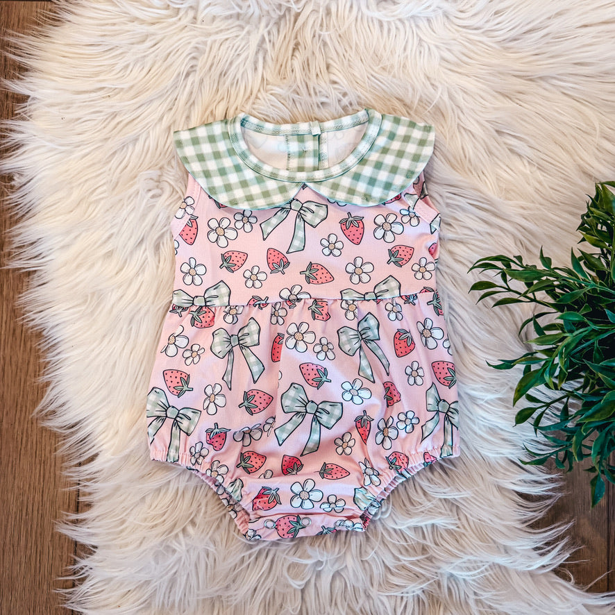 Strawberry Picnic Baby Bubble | TwoCan