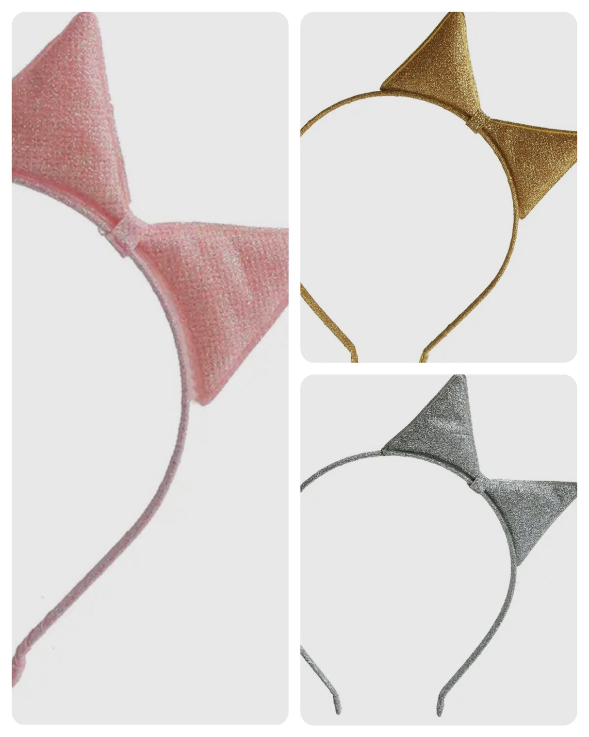 Glitter Bow Headband