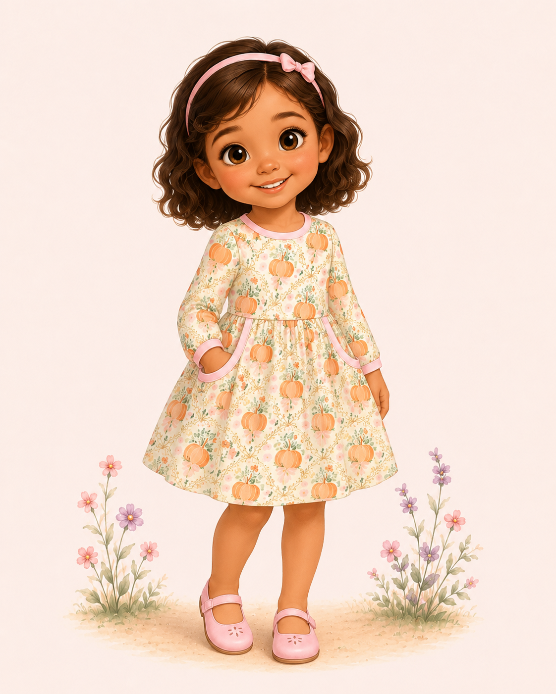 Pretty Pumpkins Dress | Pete + Lucy