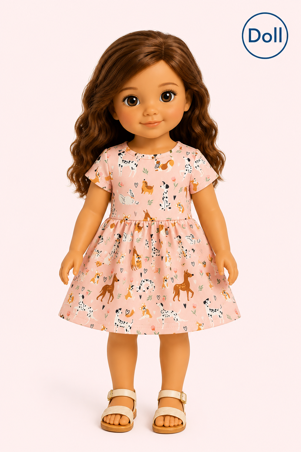 Playful Paws Doll Dress for 18 inch Dolls | Pete + Lucy