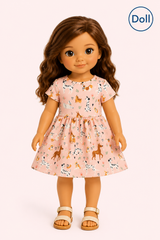 Playful Paws Doll Dress for 18 inch Dolls | Pete + Lucy