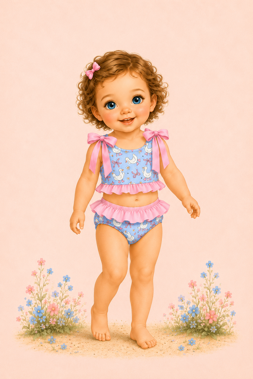 Ducky Daydream Swim Set | UPF 50+