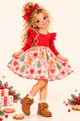 Christmas Cookies Dress | Pete and Lucy