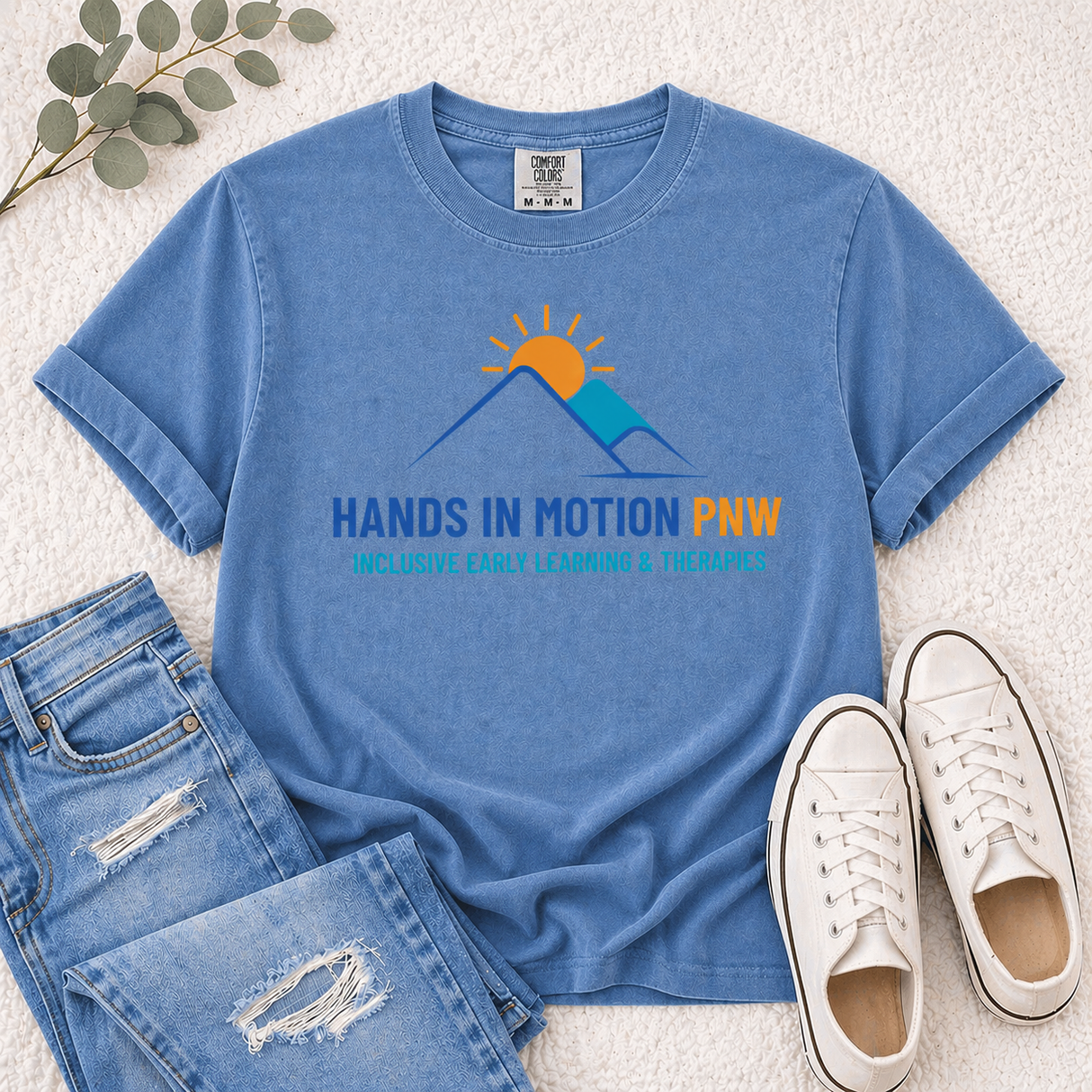 Hands In Motion PNW Comfot Colors Graphic Tee