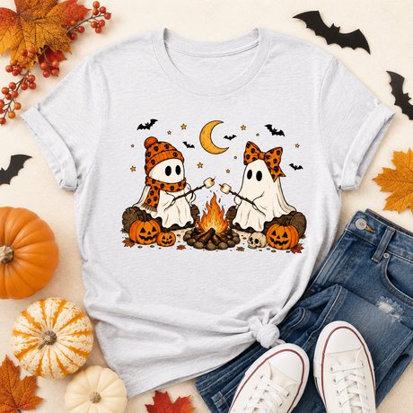 Camping Ghosts Graphic Tee | Women's