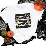 Halloween Skeleton Hands Graphic Tee | Women's