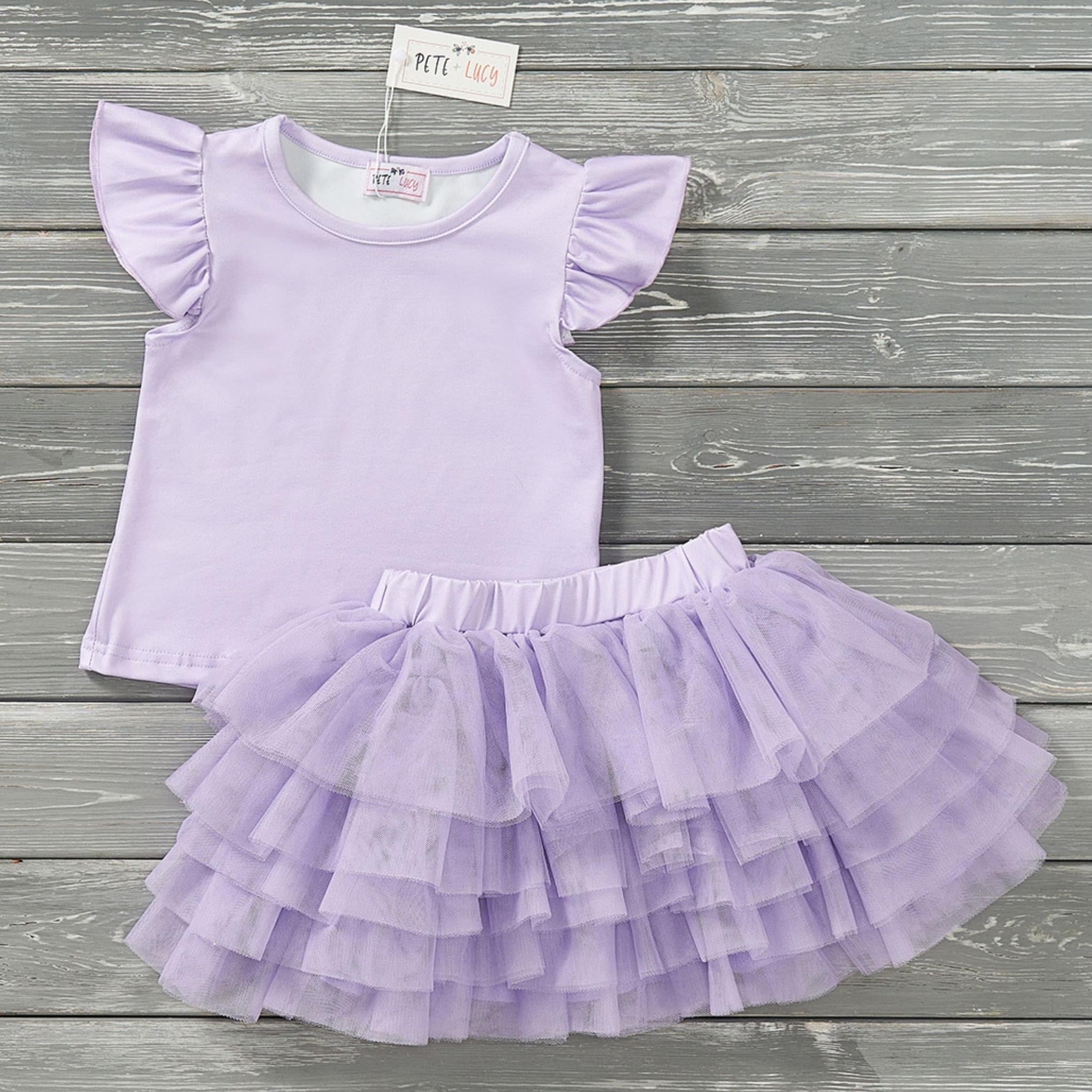 Lovely Lavender Tulle Dress by Pete and Lucy