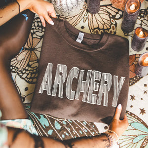 Archery Scribble Sweatshirt | Women's