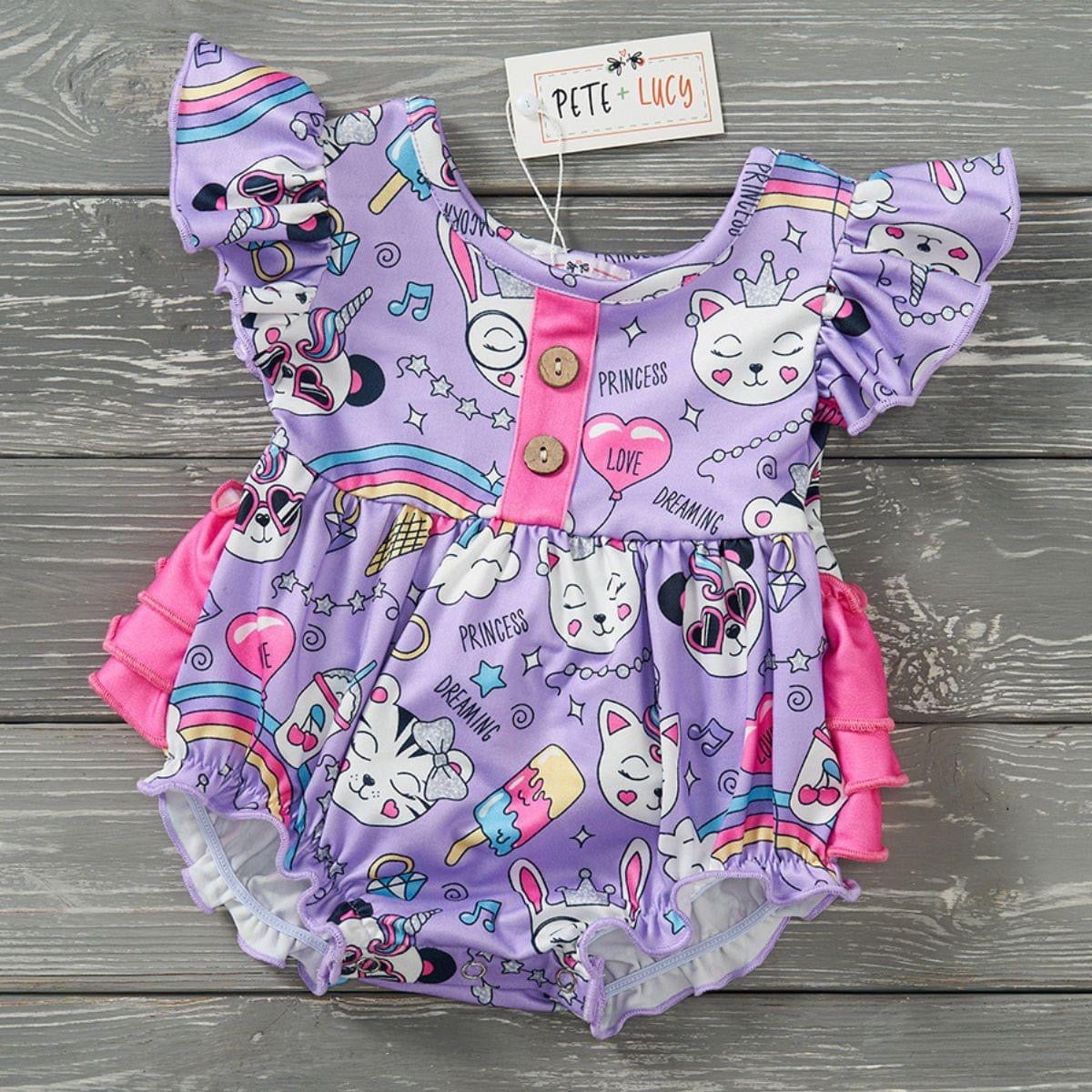 Dreamland Delights Baby Romper by Pete and Lucy