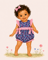 Americana Red White & Blue Baby Bubble | TwoCan