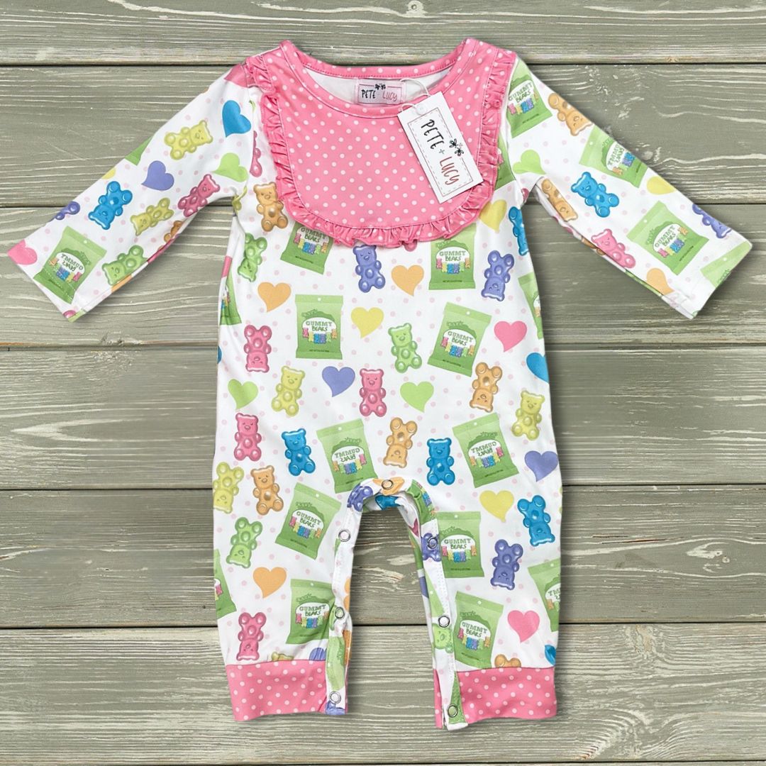 Gummy Bears Baby Romper by Pete + Lucy