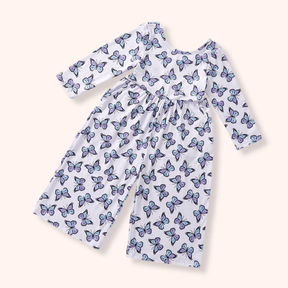 Violet Wings Wide-Leg Jumpsuit | Pete + Lucy