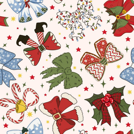Christmas Bows Dress | Pete and Lucy