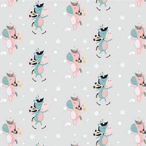 Icy Unicorn Wonderland Baby Romper By Pete and Lucy