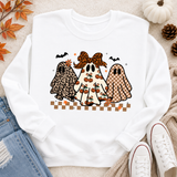 Preppy Halloween Ghosts Tee or Sweatshirt | Women's
