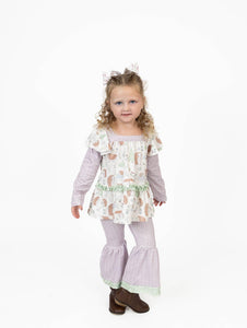 Happy Hedgehog Pants Set by Pete and Lucy