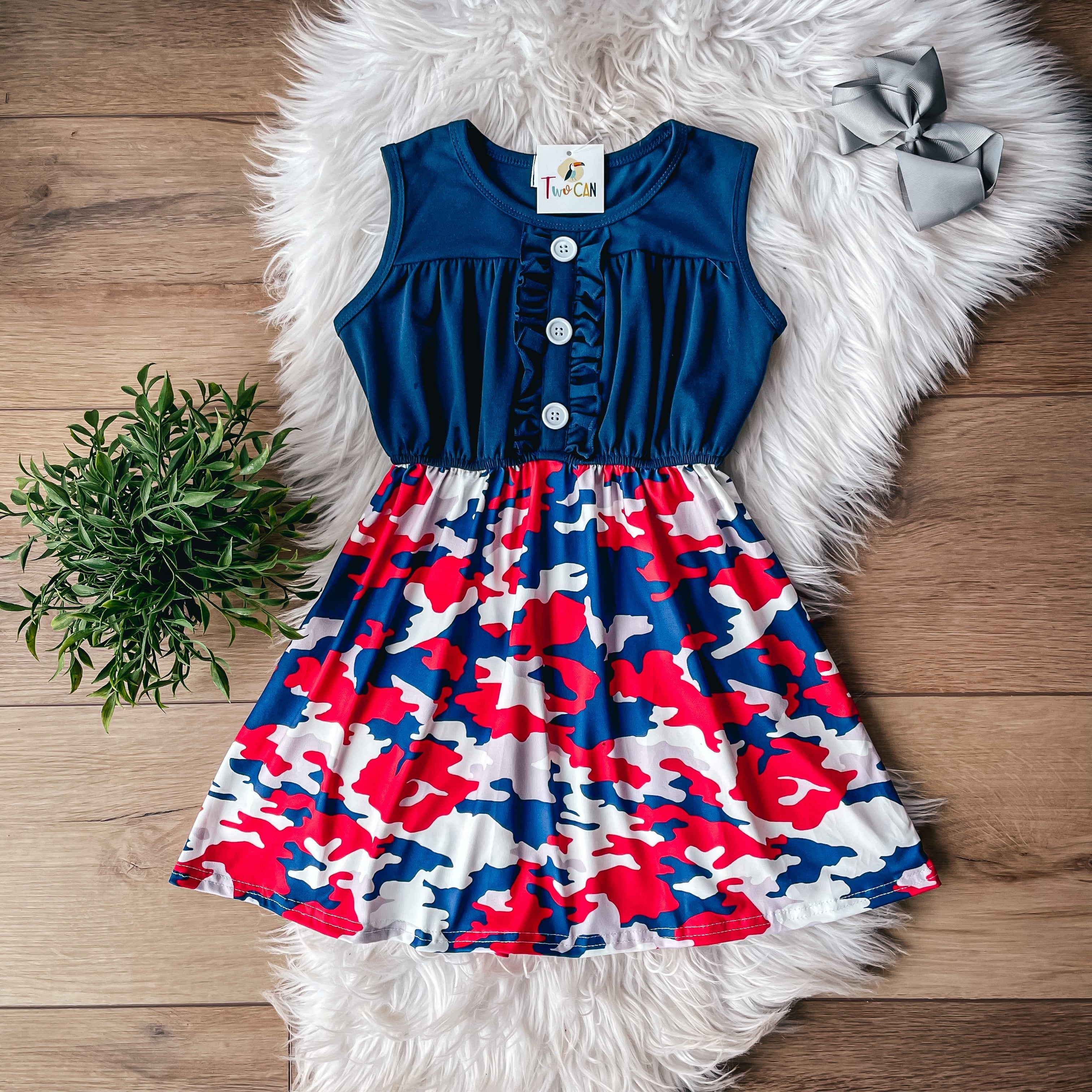 Americana Camo Dress by Twocan