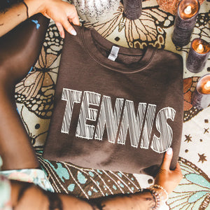 Tennis Scribble Sweatshirt | Women's