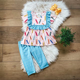 Cute Scribbles Capri Set by Twocan