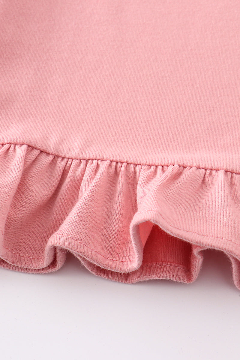 Soft Pink Ruffle Top by Abby & Evie