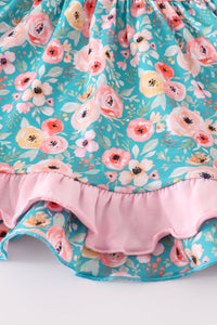 Floral Daydream Ruffle Pants Set by Abby & Evie