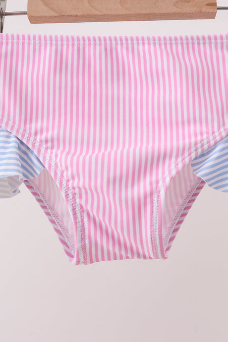 Rainbow Sherbet Two-Piece Rashguard | UPF 50+