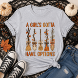 Halloween Witch Brooms Graphic Tee | Women's