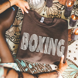 Boxing Scribble Sweatshirt | Women's