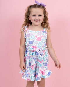 In The Tidepool Girls Romper by Pete and Lucy