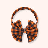Harvest Gingham Bow Headband | Pete + Lucy