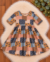 Quilted Garden Bamboo Twirl Dress | Landrie Lou