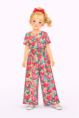 Floral Hearts Jumpsuit | Twocan