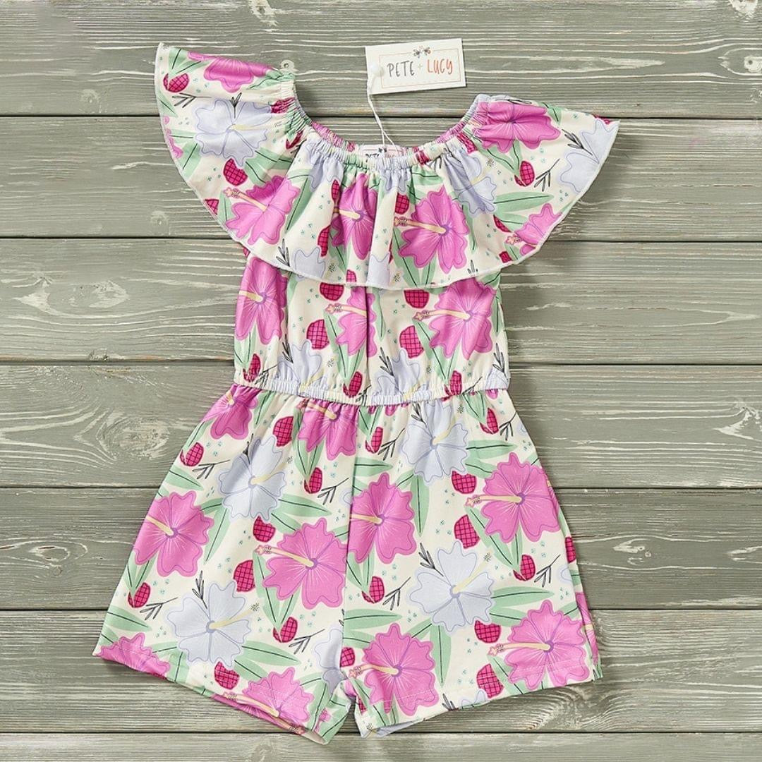 Hibiscus in the Breeze Romper by Pete and Lucy
