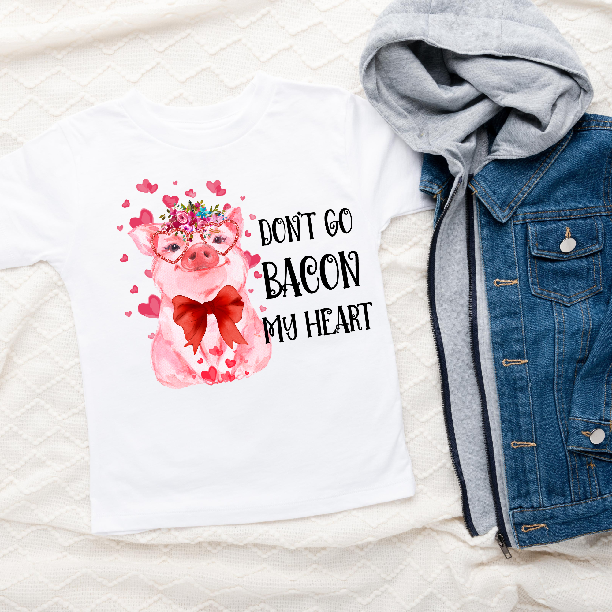 Don't go Bacon my Heart | Kids Graphic Tee