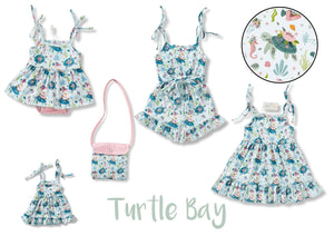 Turtle Bay Girls Romper by Pete and Lucy