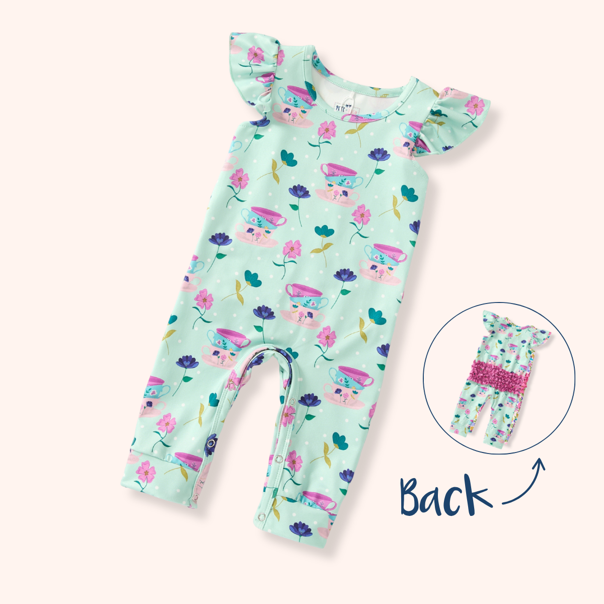 Tea Party Romper | Pete + Lucy