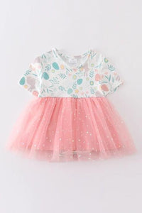 Easter Sequin Skirted Baby Bubble