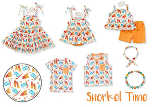 Snorkel Time Bubblegum Necklace by Pete and Lucy