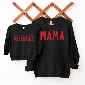 Mommy and Me Valentines | Women's Graphic Sweatshirt
