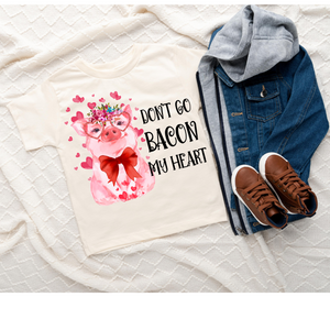 Don't go Bacon my Heart | Kids Graphic Tee