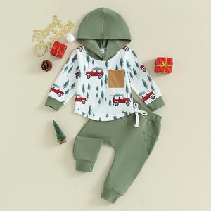Christmas Tree Adventure Loungewear Set