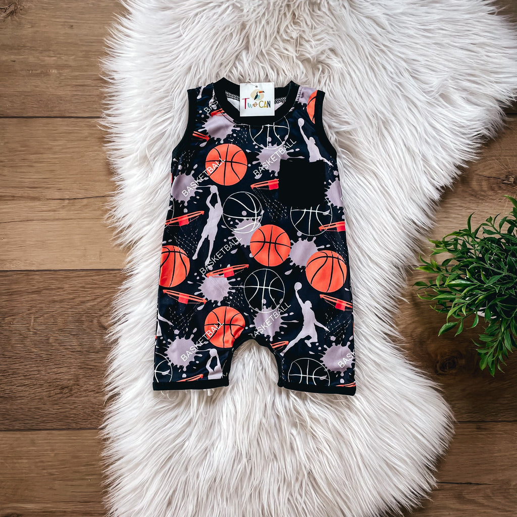 Basketball Baby Romper by Twocan
