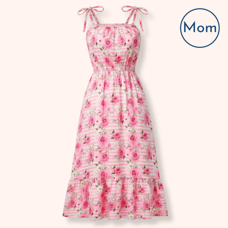 Pink Posies Mom Dress | Pete and Lucy | PREORDER